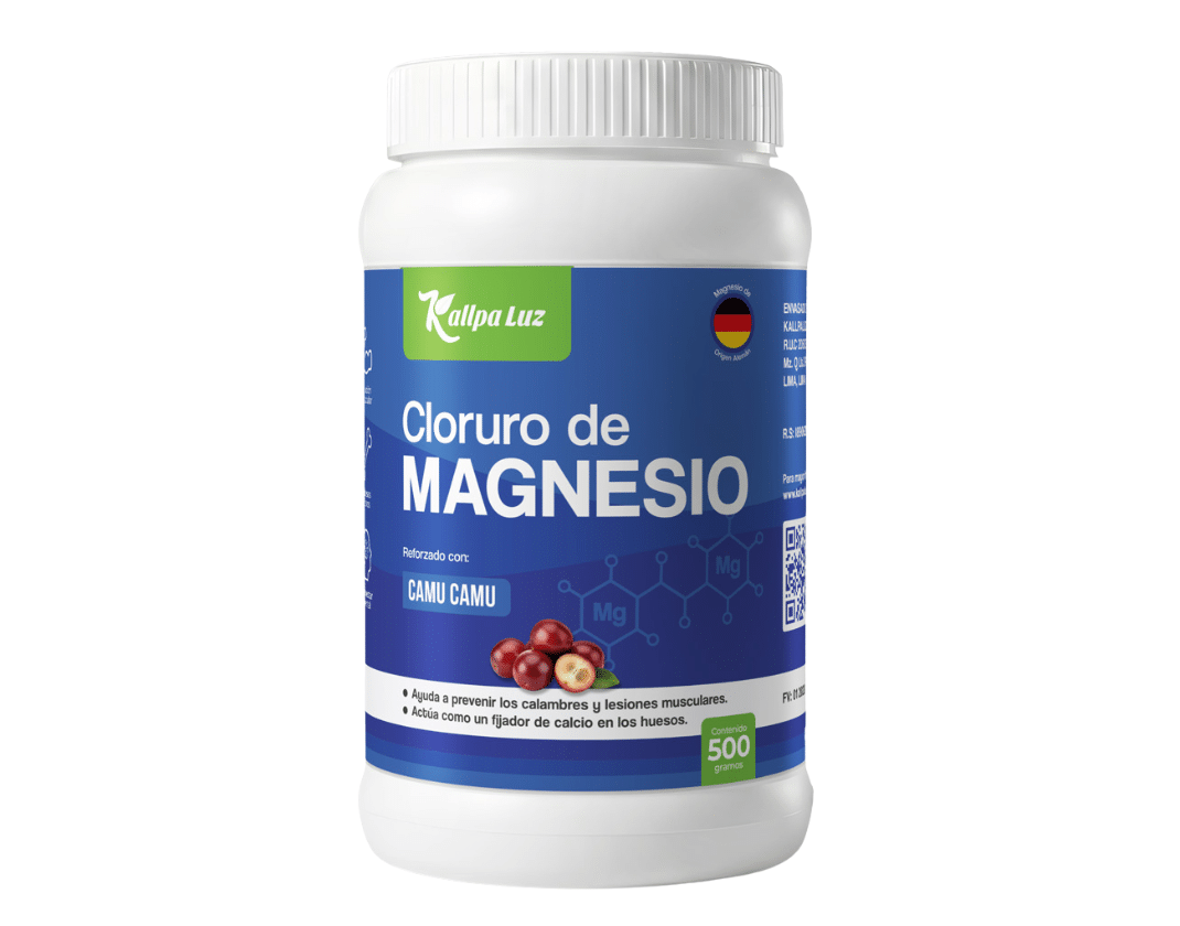 cloruro de magnesio y camu camu 500gr