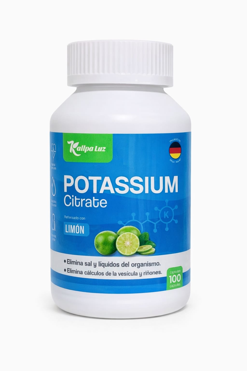 Citrato de Potasio 500 mg (100und)