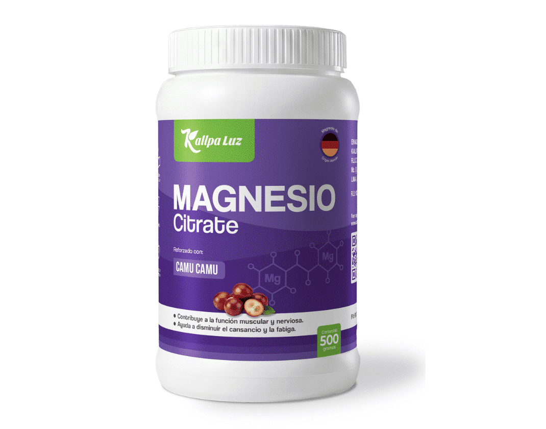 citrato de magnesio y camu camu 500gr