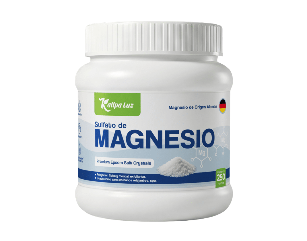 sulfato de magnesio - sal de epsom de 250gr